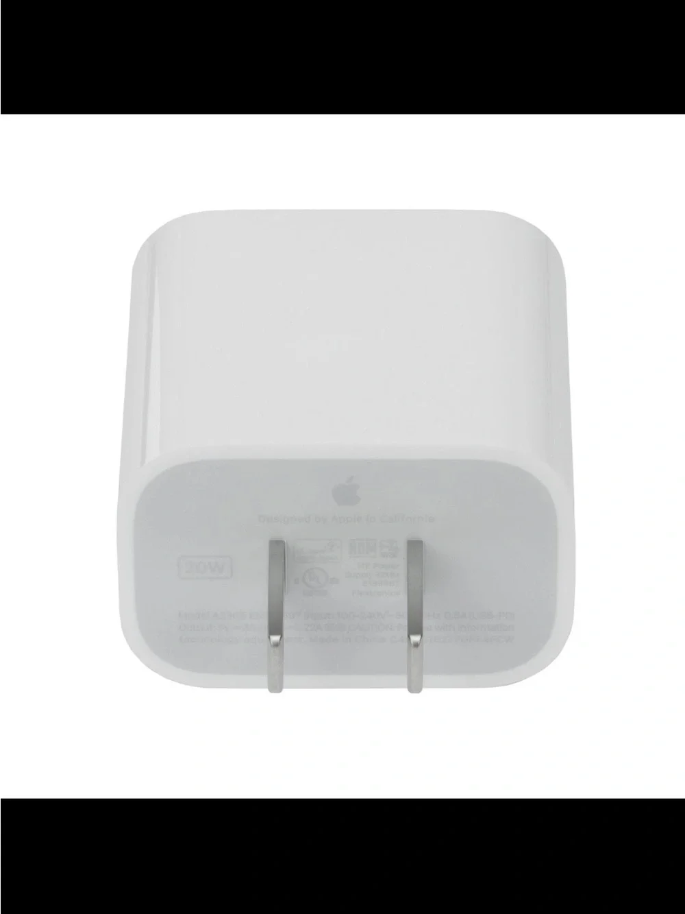 3 USB-C Fast Charging Adapters and 3 USB-C Cables- White